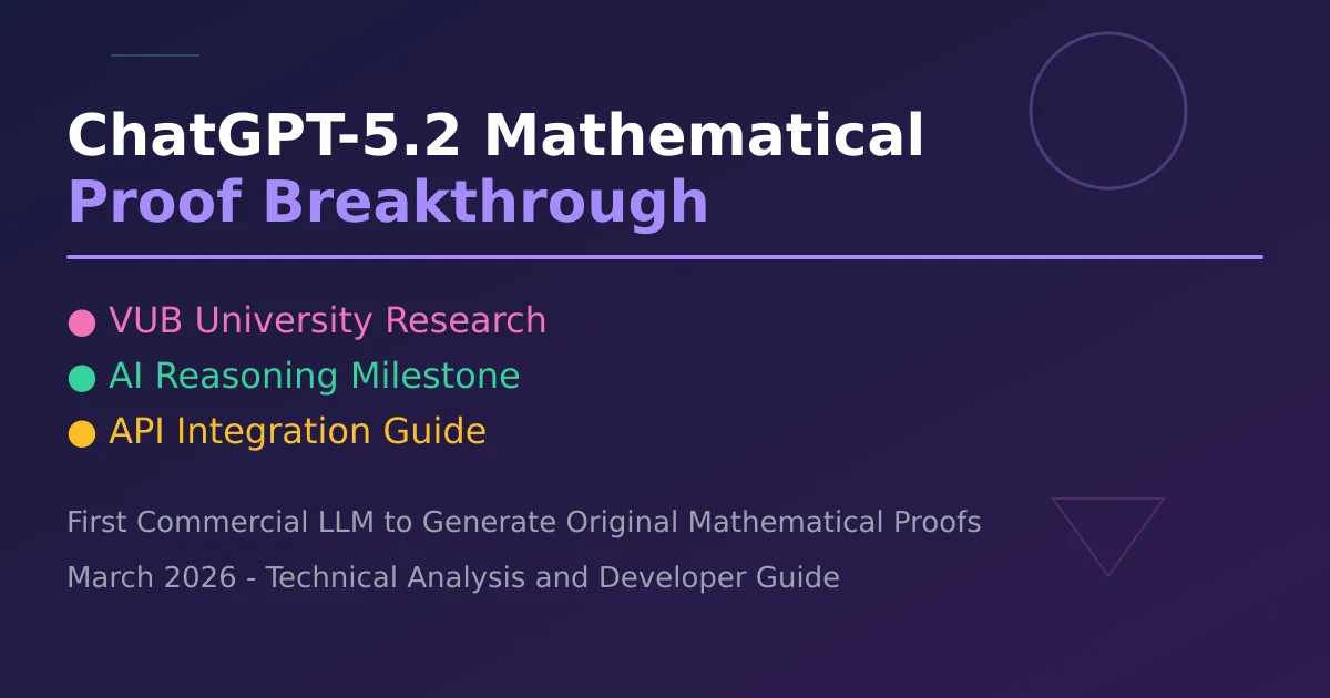 ChatGPT-5.2 数学证明突破封面