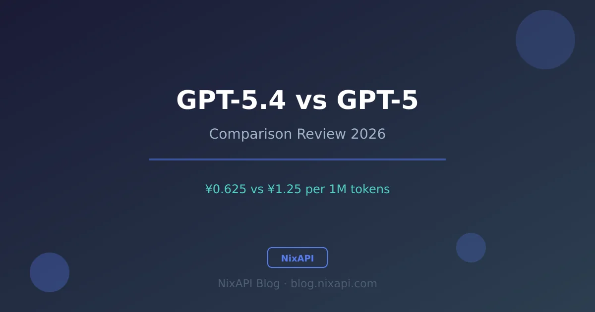 GPT-5.4 vs GPT-5 对比评测